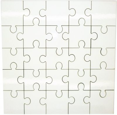 MDF Hardwood Blank Square Shape Jigsaw Puzzle Size 17cm x 17cm – Coralgraph