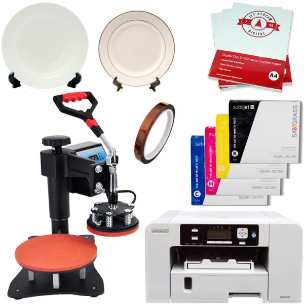 SG500 Plate Heat Press Starter Package Bundle Coralgraph