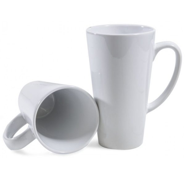 Sublimation Latte Mug Conical Shape 12oz White | SPM.092.100.001