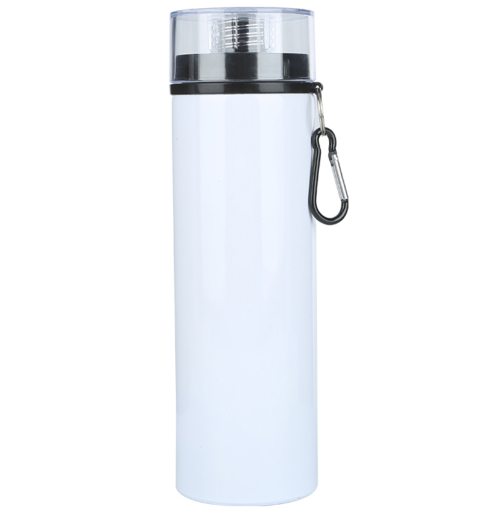 Sublimation Water Bottle with Carabiner Clip - 600ml or 750 ml